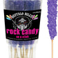 Buffalo Bills Grape (Purple) Rock Candy On A Stick (12-Ct Cup Purple Rock Candy Crystal Sticks)