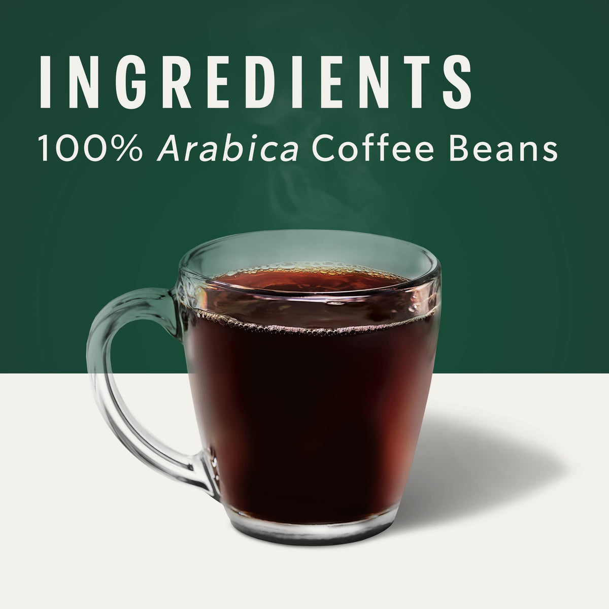 Starbucks Ground Coffee Medium Roast Half-Caff House Blend 100% Arabica 12 oz (Pack of 6)