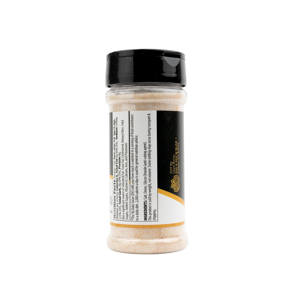 GranAroma Onion Salt, Savory Flavor, Versatile Seasoning (8.3 Ounce)