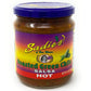 Sadies of New Mexico Roasted Green Chile Hot Salsa 16oz QTY 2