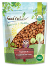Food To Live Organic Hazelnuts, 1 Pound – Non-Gmo, Raw Filberts, Whole Nuts, Shelled, Unsalted, Kosher, Vegan, Bulk. Crunchy, Wholesome Snack. Rich In Vitamin E, Protein. Great For Baking, Trail Mixes