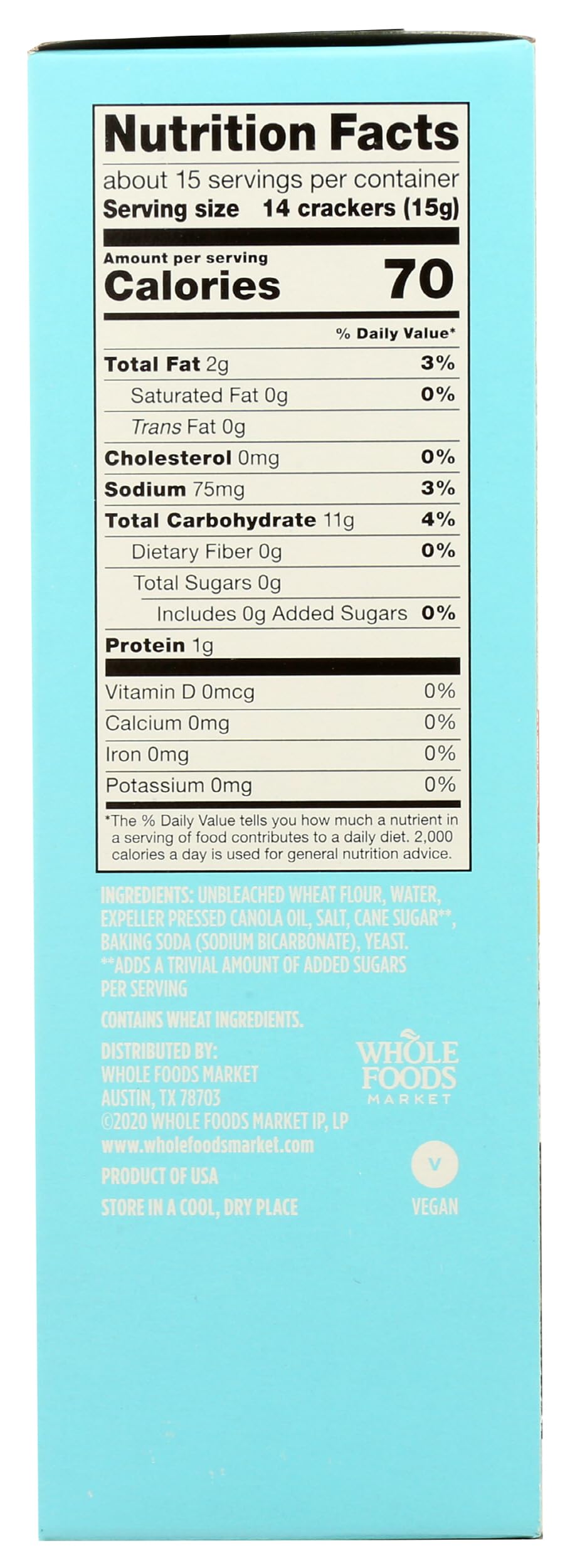 365 by Whole Foods Market Oyster Crackers, 8 Ounce - Perfect for Snacking, Pack of 1