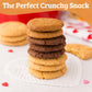 Mi-Del Vanilla Snaps Cookies - Crunchy Vanilla Cookies - Non-GMO Certified, 0g Trans Fat, Healthy Cookies (Pack of 8)