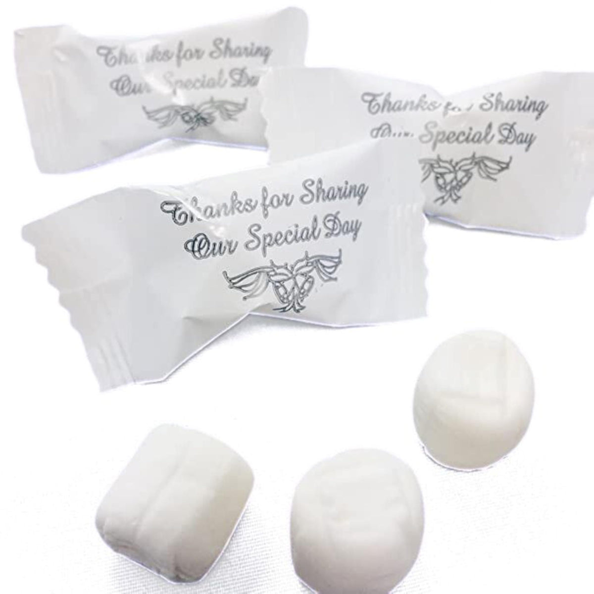Candy Envy - Wedding Wrapped Buttermints - 13 Oz. Bag - 100 Indiv. Wrapped Mints - Wedding, Special Day