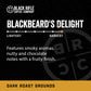 Black  Coffee Company Blackbeards Delight  12oz Bag  Ground Coffee Dark Roast - Roasted Blend Made from Arabica Beans - Colombian & Brazilian Beans - Veteran Founded & American Made