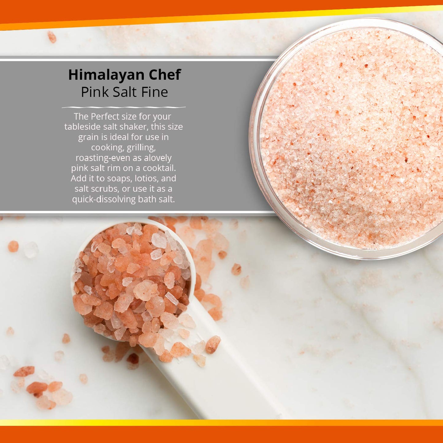 WBM LLC Natural Himalayan Pink Salt With Ceramic Salt Inhaler  1.7 Lb
