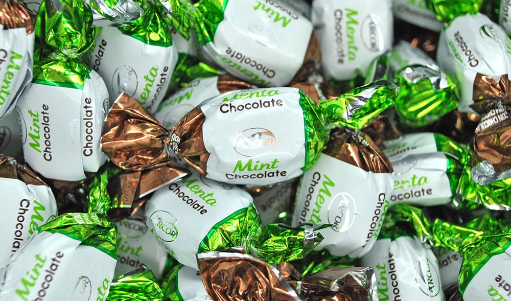 Arcor Chocolate Filled Mints Candy - 3 Pounds