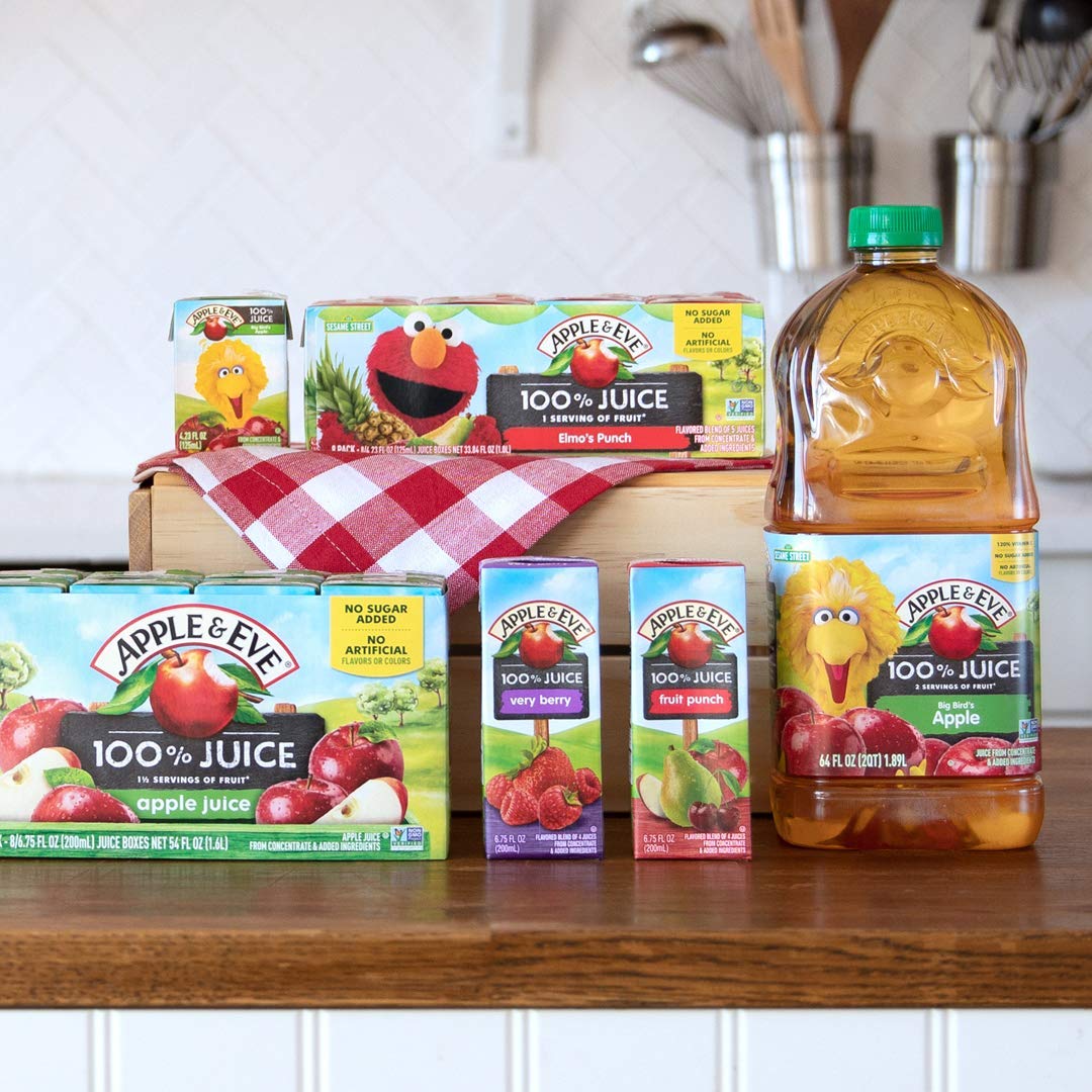 Apple & Eve 100% Juice, Apple, 6.75 Fl Oz (Pack Of 40)