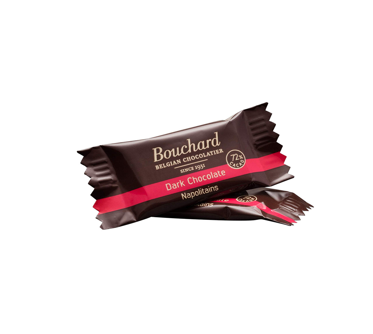 Bouchard Belgian Dark Chocolate, 72% Cacao, Individually Wrapped, 32 Ounce (2 LB)