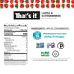 Thats it. Apple + Strawberry Fruit Bar, Vegan, Gluten Free, Non-GMO, No Sugar Added, 12 Count Pack