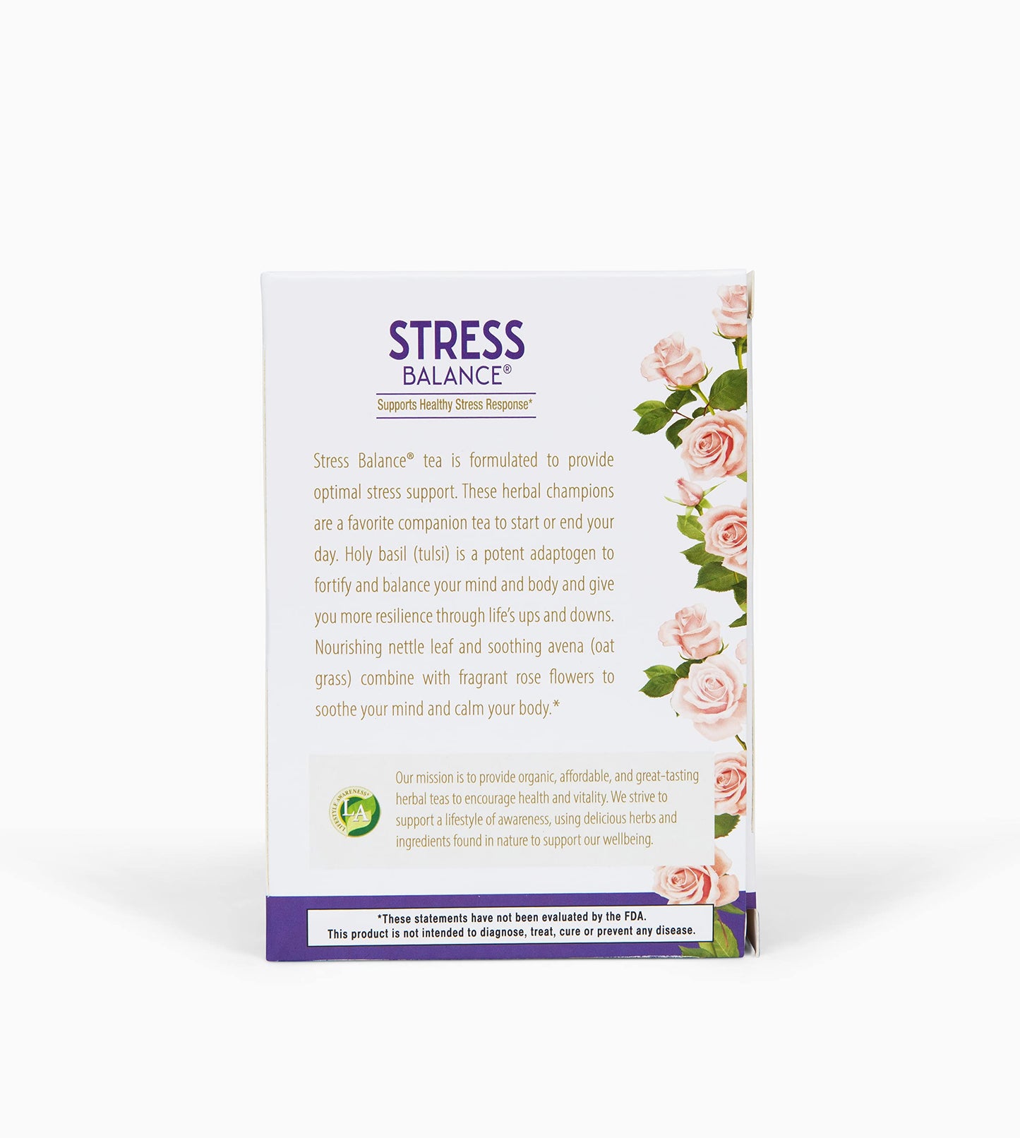 Lifestyle Awareness Caffeine Free Stress Balance Tea, 20 Count, Pack of 1