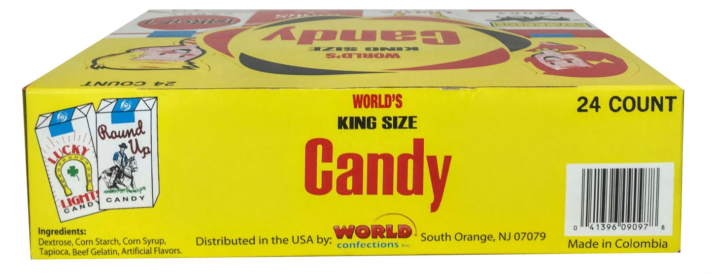World Confections Candy smoky aromas, 24 Count Pack, Model 97