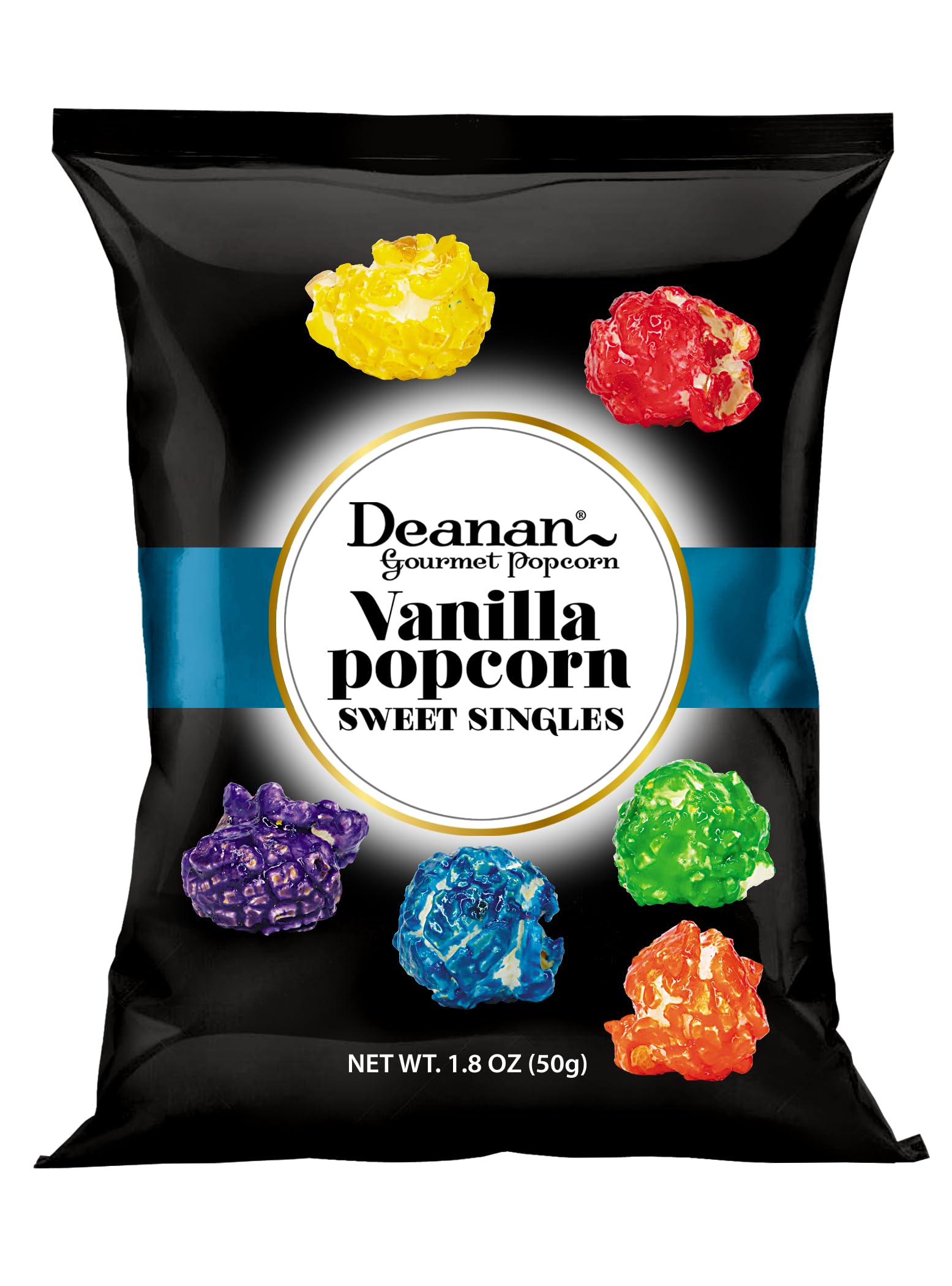 Deanan Vanilla Popcorn ''Sweet Singles'' 12 Count (1.8 Oz Each)