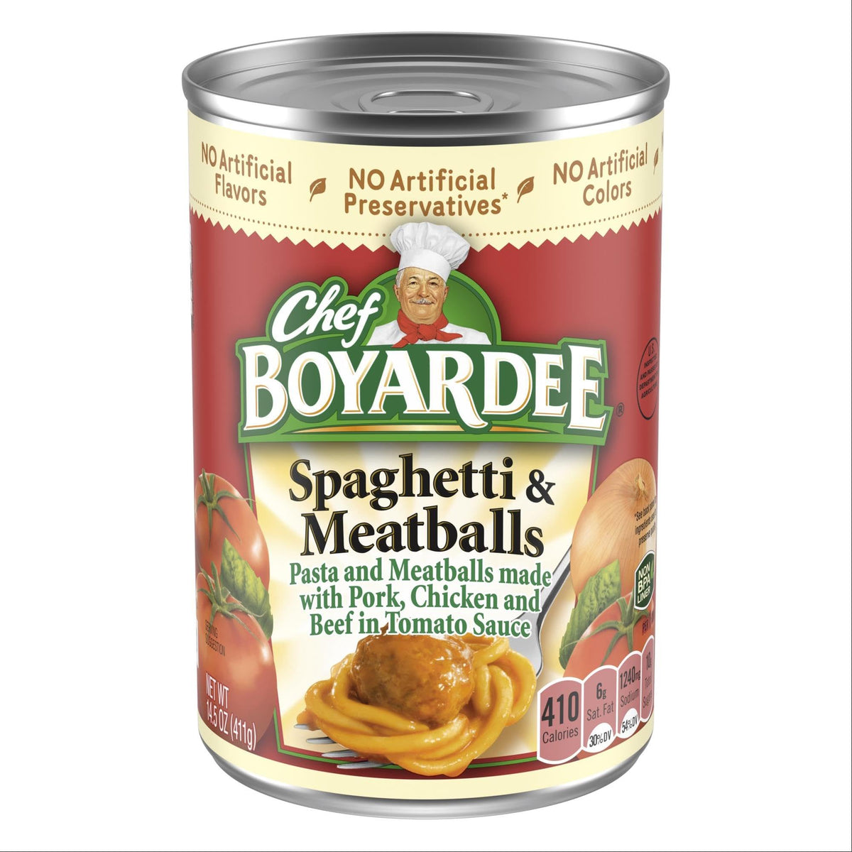 Chef Boyardee Spaghetti And Meatballs, 14.5 Oz