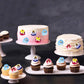 40 Pcs Edible Wafer Paper Flowers Cupcake Toppers Beautiful Flowers Cupcake Drink Topper Picks Edible Flowers Cupcake Decoration