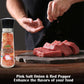 Himalayan Chef Pink Salt with Roasted Onion & Red Crushed Pepper, Tall Glass Grinder, 10.58 Oz