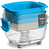 Large 20 oz Tofu Press, Easily Remove Water from Tofu in 10-20 Mins, Vegan Tofu Presser for Firm or Extra Firm Tofu, Dishwasher 