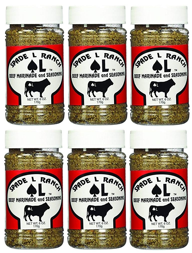 Spade L Ranch Beef Marinade and Seasoning 6 Oz. (Pack of 6)