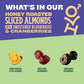 Orchard Valley Harvest Salad Toppers Honey Roasted Sliced Almonds With Sweetened Blueberries & Cranberries, 0.85 oz (Pack of 7)