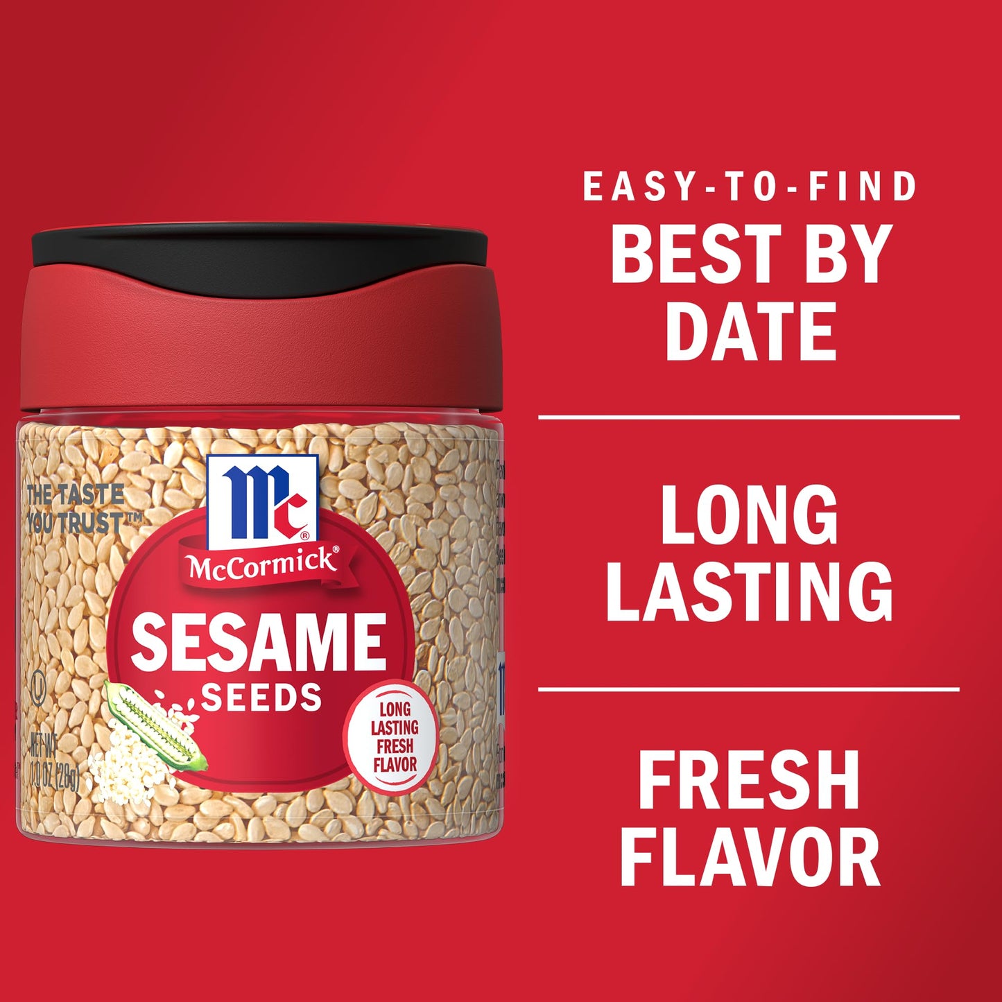 McCormick Sesame Seeds, 1 oz
