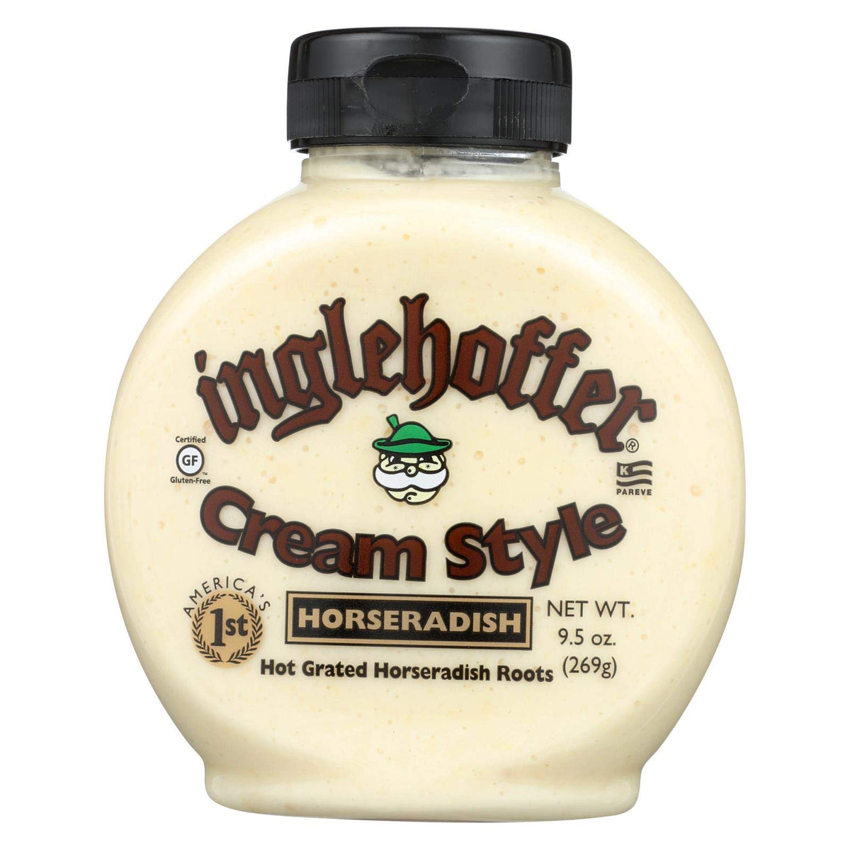 Inglehoffer Cream Style Horseradish, 9.5-Ounce Squeezable Bottles (Pack Of 2)