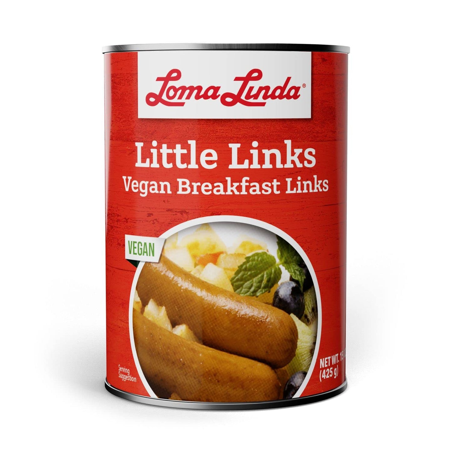 Vegan Breakfast Sausage Plant Based - Loma Linda Little Links Meatless Protein, Vegetarian Mini Hot Dogs, High Protein Meat Alte