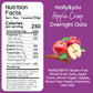 Molly & You Apple Crisp Overnight Oats (Pack Of 6) - Healthy Natural Source Of Protein Oatmeal Breakfast, A Vegan Friendly, High Source Of Fiber, Healthy Breakfast Option - Non- Gmo, Gluten-Free
