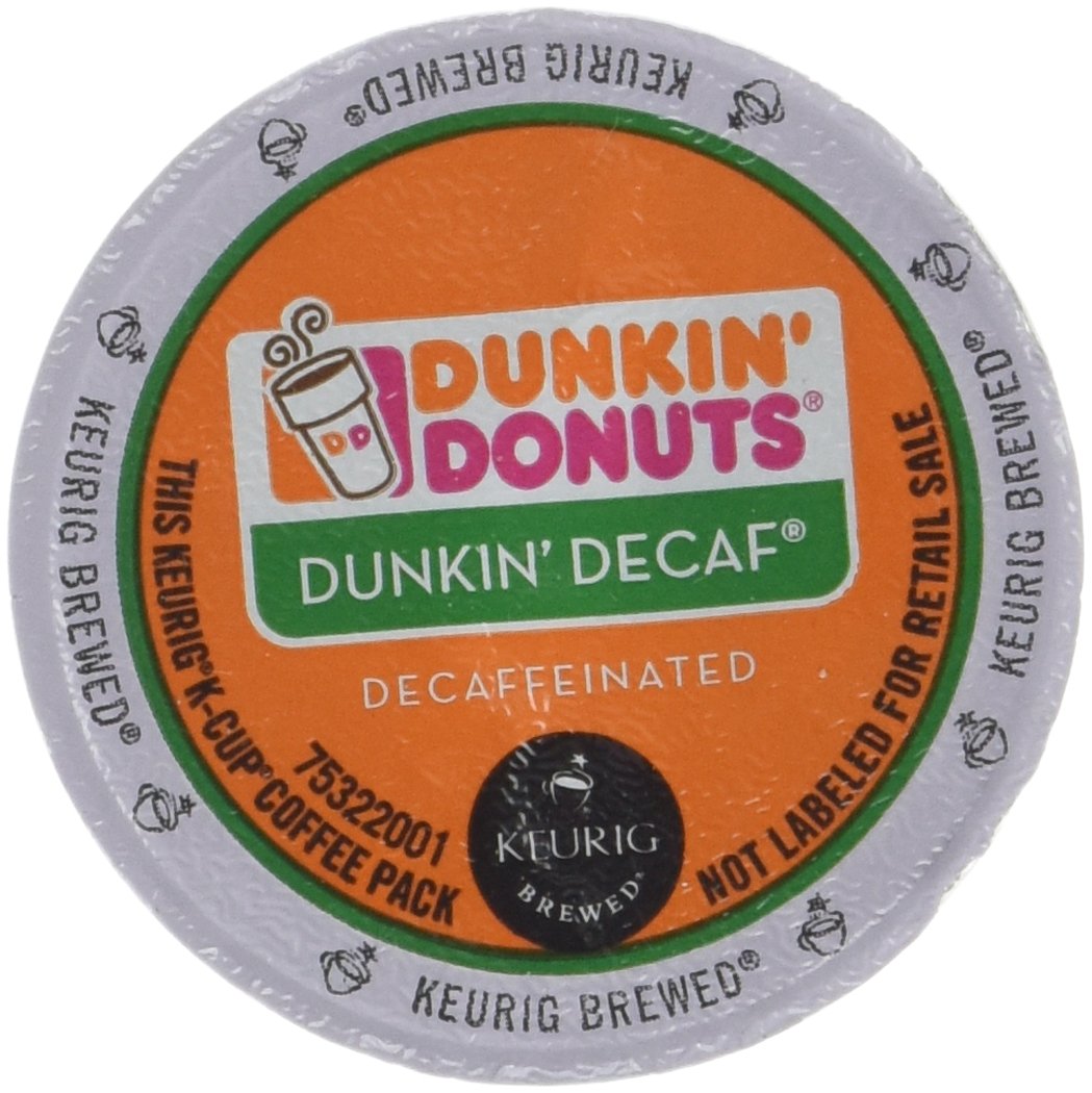Dunkin Donuts Decaf Coffee K-Cups for Keurig - 32 Pack, 16 Count (Pack of 2)
