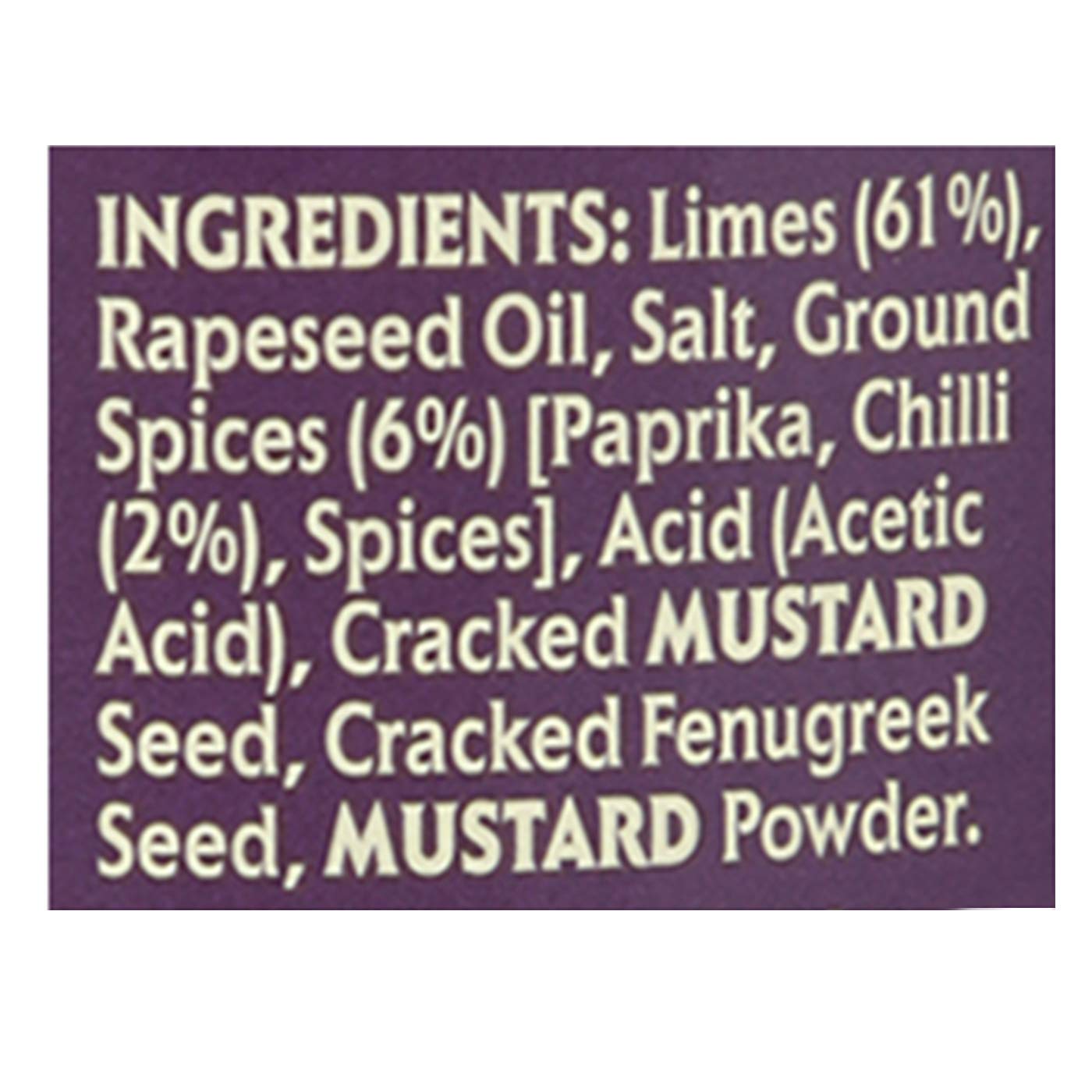 Pataks Hot Pickle, Lime, 10 Ounce