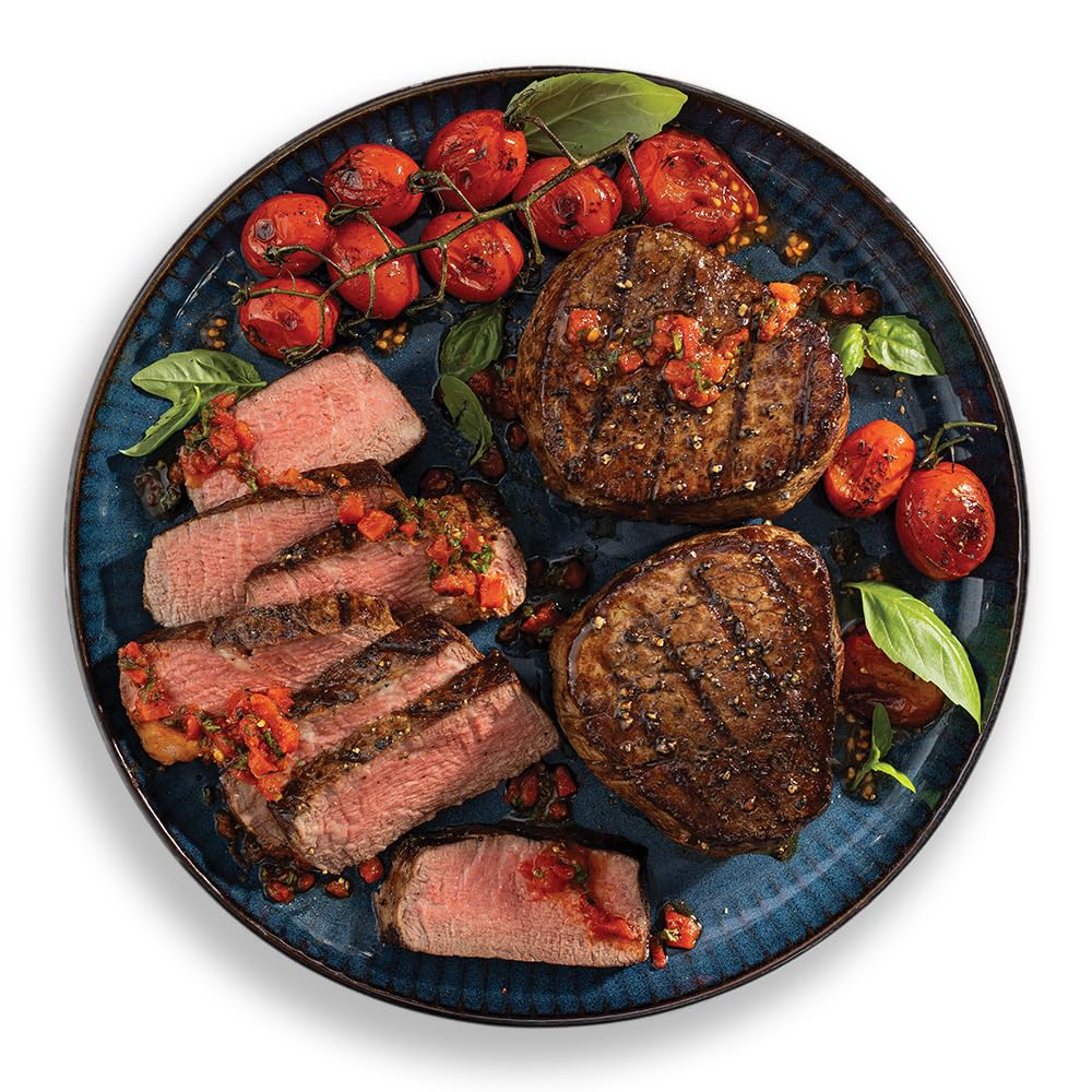 Omaha Steaks Butchers Cut Filet Mignons 4 (6 Oz.) – Usda Certified Tender, Aged Beef Steaks, Individually Sealed, Enhanced Gift Or Grill-Ready Dinner
