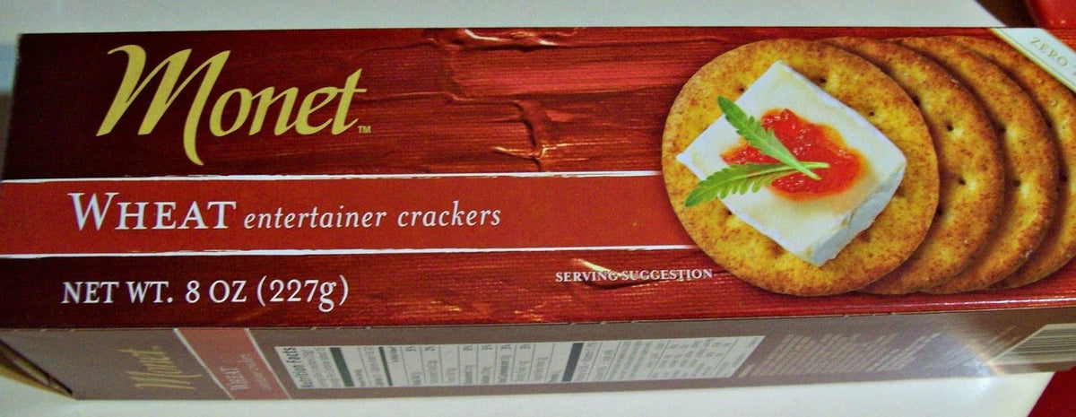 Elegant Wheat Crackers - 8oz by Monet.
