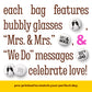 M&MS WORLD Mrs. and Mrs. Milk Chocolate Candy, 2 lbs Bulk Candy for Wedding Decorations, Unique Favors, or Cake Topper