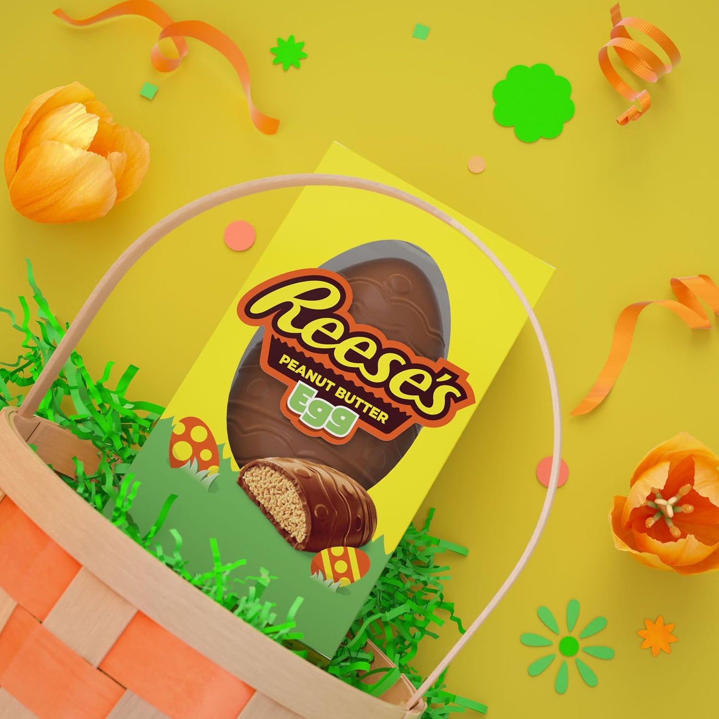 REESES Milk Chocolate Peanut Butter Egg, Easter Candy Gift Box, 6 oz