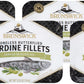 Brunswick Sardines In Olive Oil, 3.75 Oz Can - Boneless Butterflied Sardine Fillets - Wild Caught - 17G Protein Per Serving - Gl
