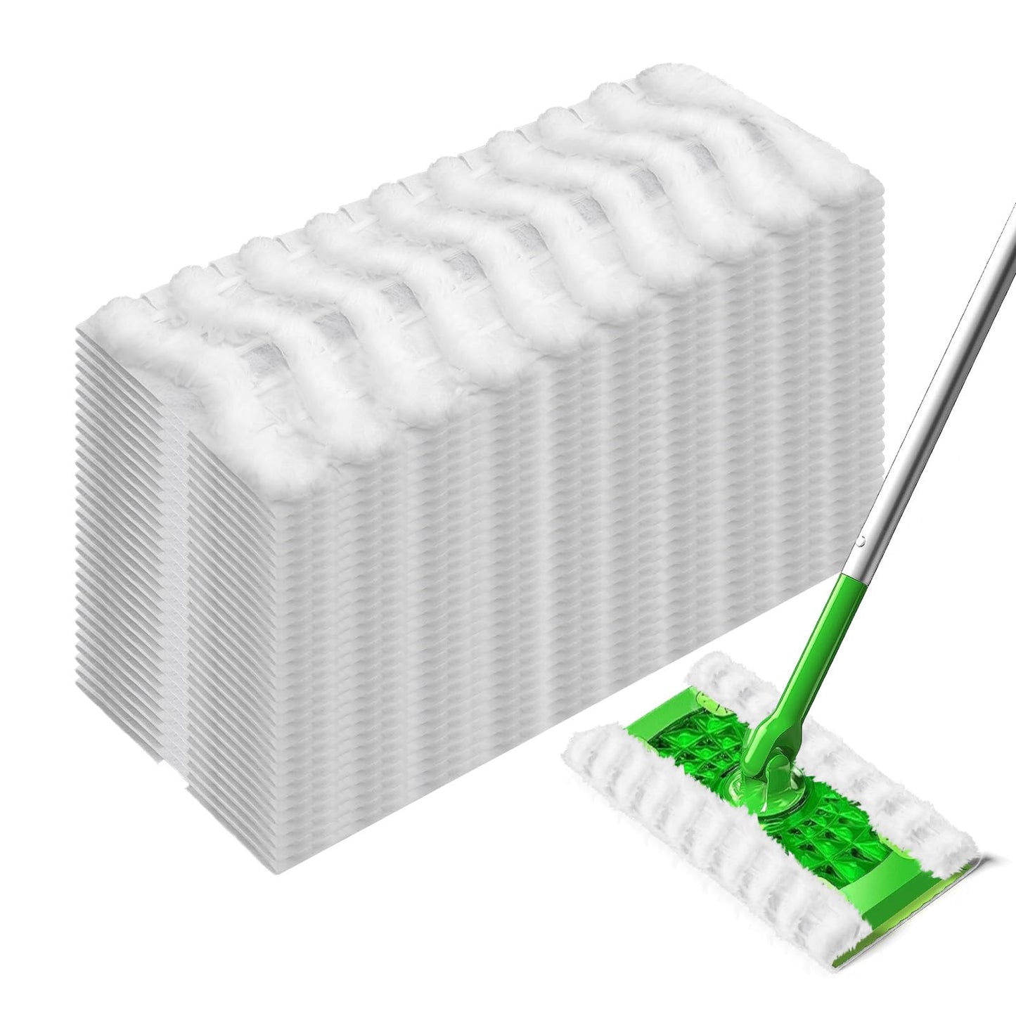 Air U+ Dry Mop Pads For Swiffer Sweeper Heavy Duty Pet Sweeping Refills Cloths Cleaning Hardwood Floor Dust And Hair, Disposable