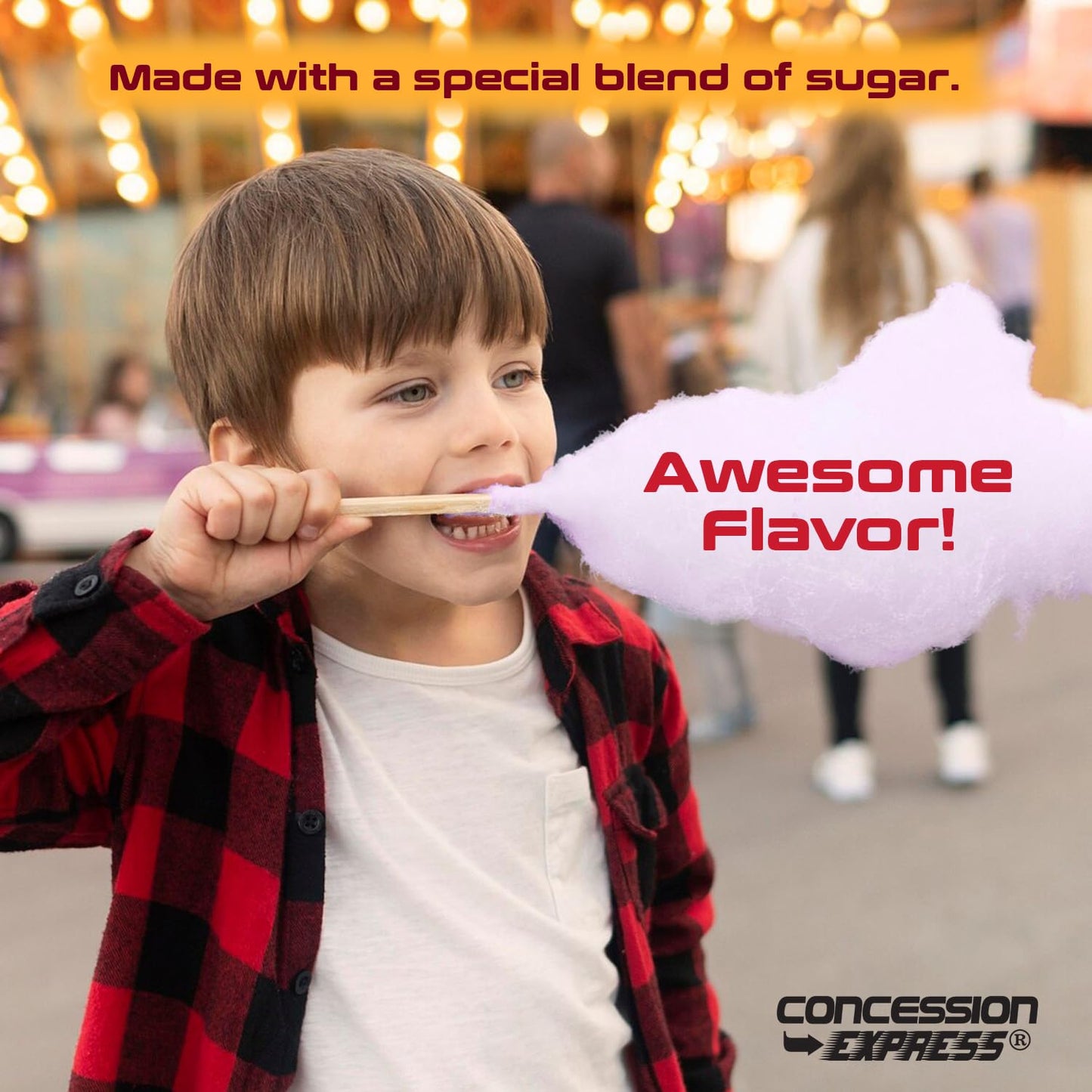 Mix & Match Cotton Candy Sugar Floss-Three Pack 52oz Cartons