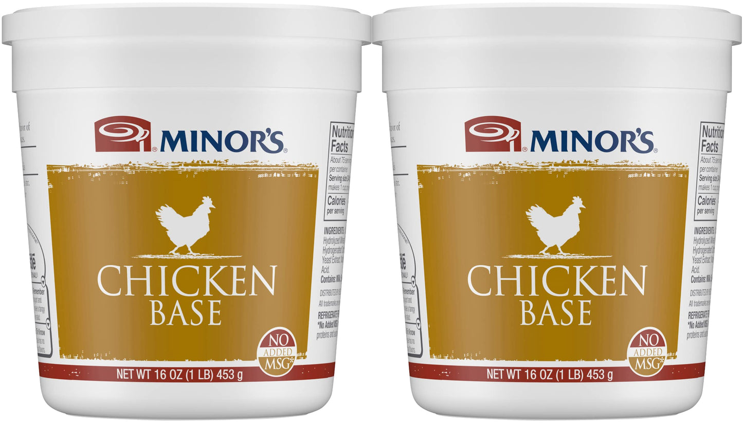 Minor'S (Original Formula) Chicken Base - 16 Oz (Pack Of 2)