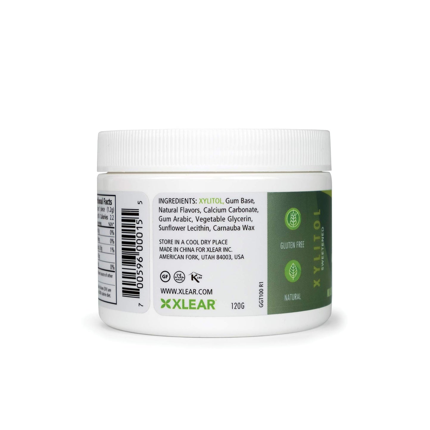 Spry Greent Tea Gum Xlear 100 Gum