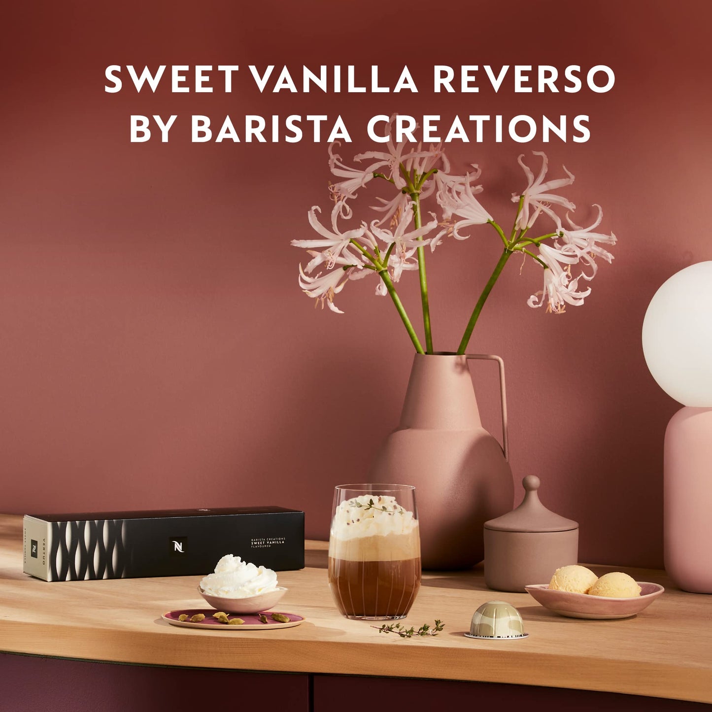 Nespresso Coffee compact pieces Vertuo, Sweet Vanilla, Medium Roast, 30 Count