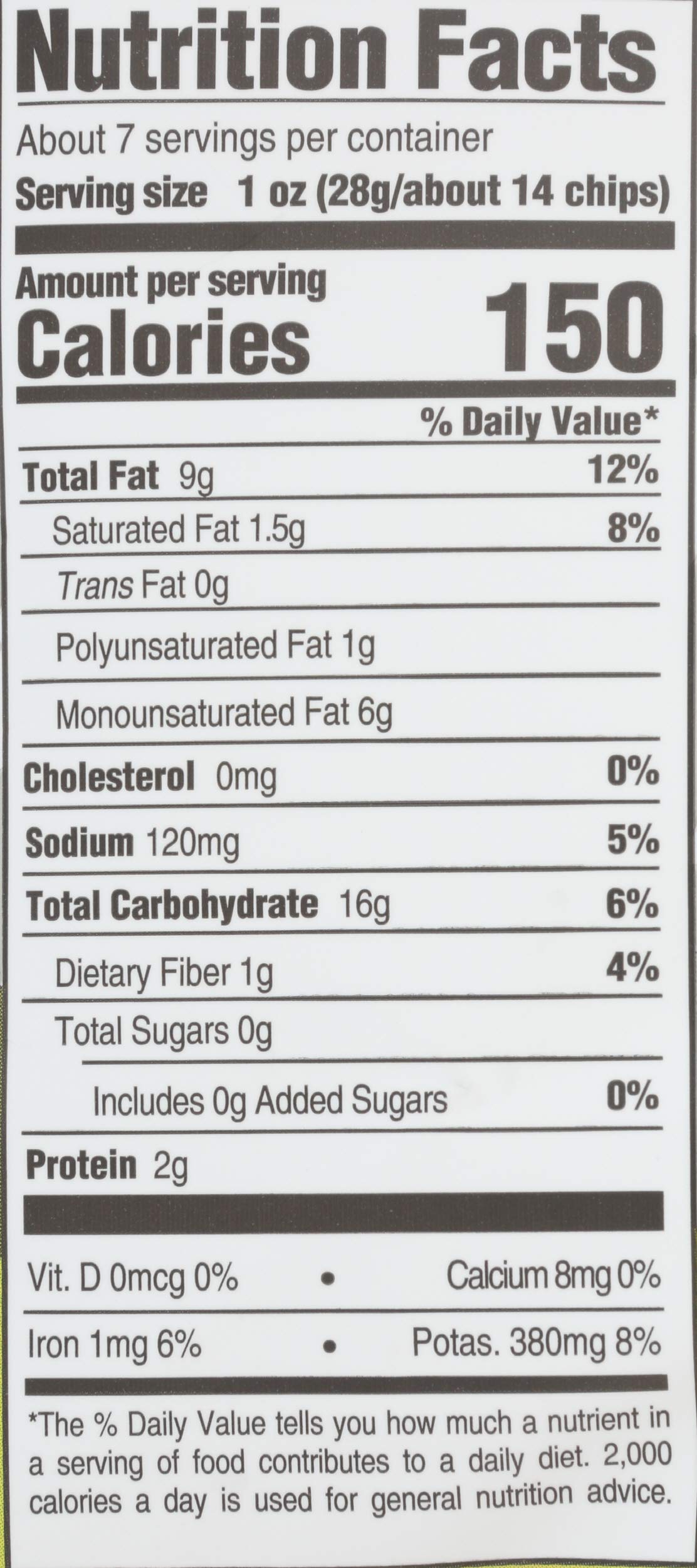 Boulder Canyon  Chips Potato Olive Oil  6.5 Ounce