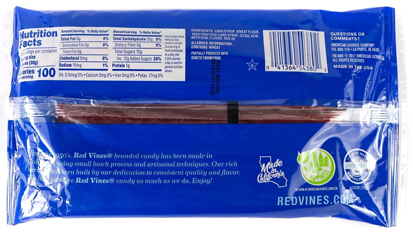 Red Vines Red Ropes 14 Ounce Bag (1)