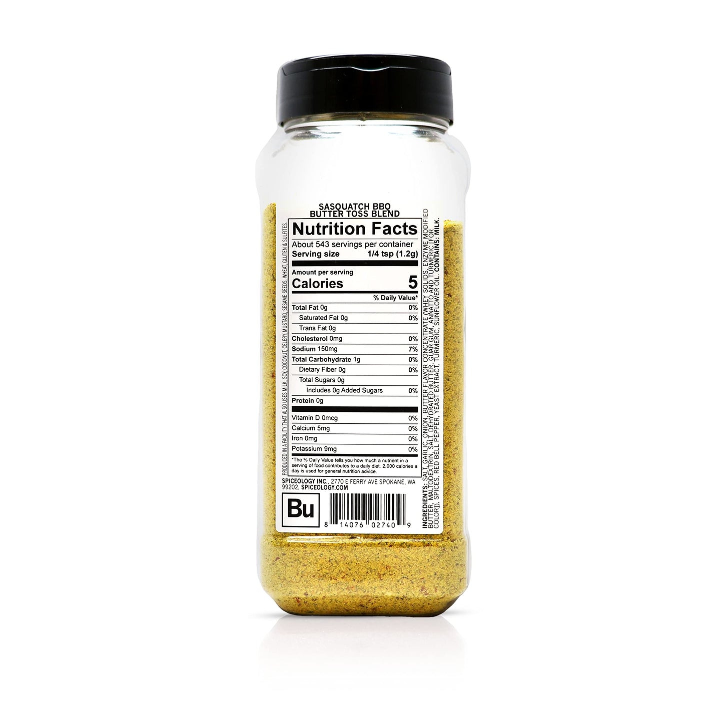 Spiceology Savory Butter Seasoning BBQ Spice Blend - 23 oz - Ideal for Steak, Chicken, Pasta, Popcorn, and Potatoes