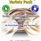 Gramzero Variety (Vanilla, Chocolate, Butterscotch, Banana, Lemon) Sugar Free Pudding Mix Variety 10-Pack, Great For Nutrition C