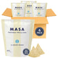 MASA Tortilla Chips Snack Pack - Seed Oil Free Snacks  Organic Chips Tortilla - Gluten & Dairy Free  Naturally Grown Corn Chip - Made with Grass Fed Tallow & Sea Salt (6 Pack  5oz Each - White Corn)