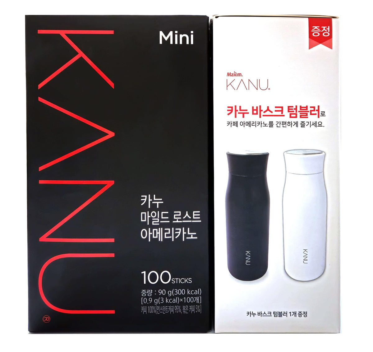 Kanu Mini Colombia Mild Roasted Instant Americano Coffee With Random Gift_0.03 Oz X 100 Sticks