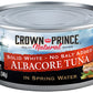 Crown Prince Natural Solid White Albacore Tuna in Spring Water, No Salt Added, 12-Ounce Cans (Pack of 12)