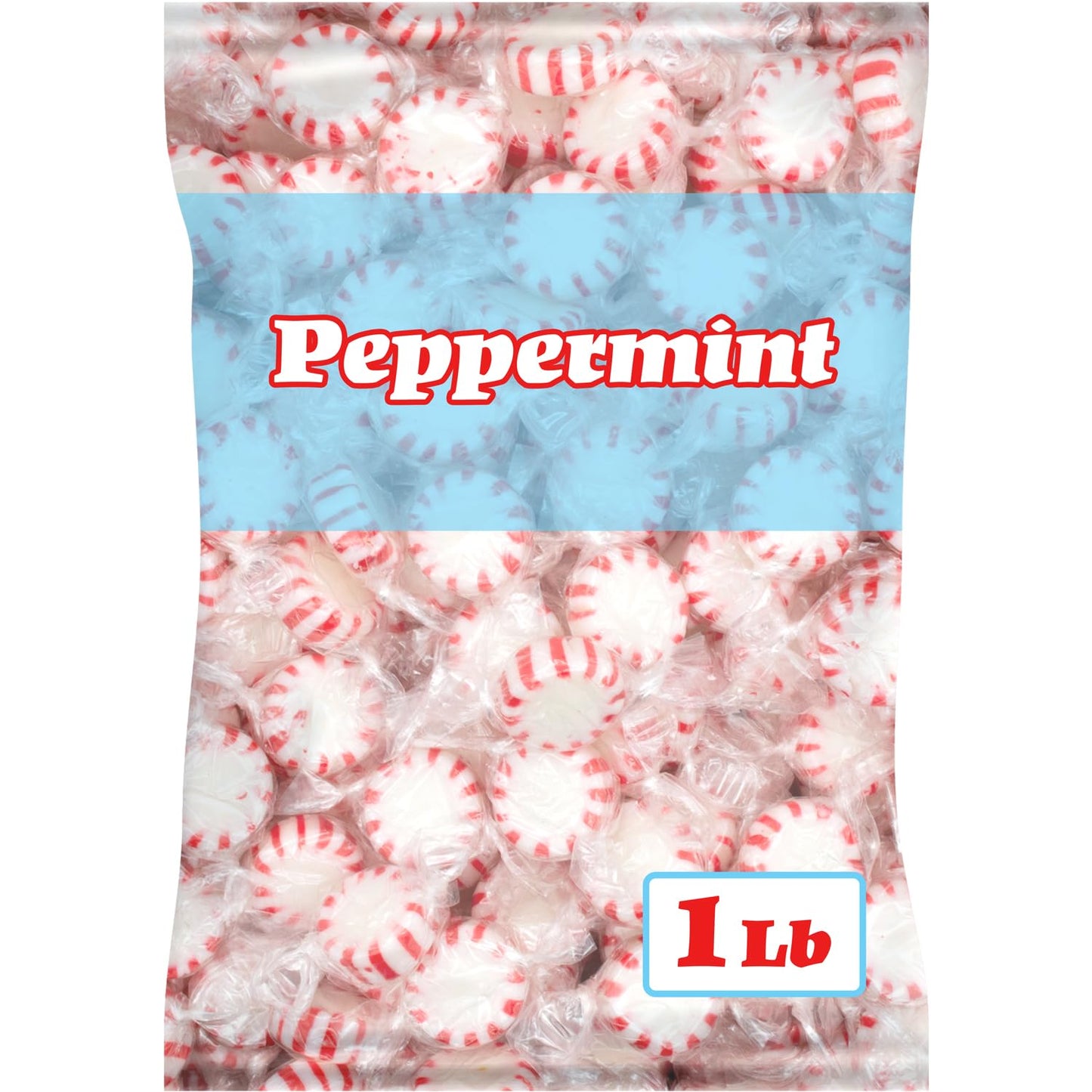 Starlight Candy, Individually Wrapped (Peppermint, 1 Pound)