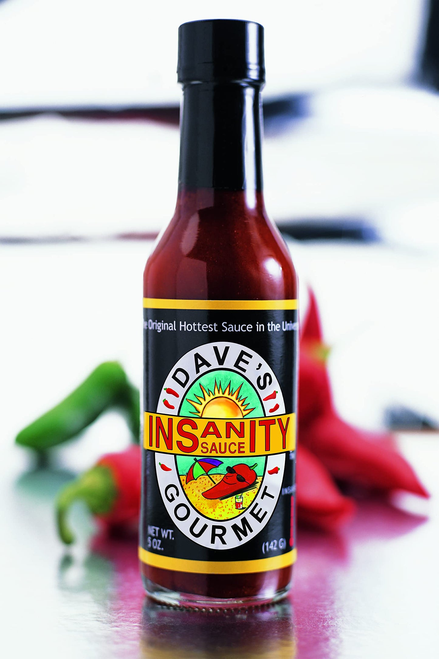 Daves Gourmet Original Insanity Hot Sauce, 5 Ounce
