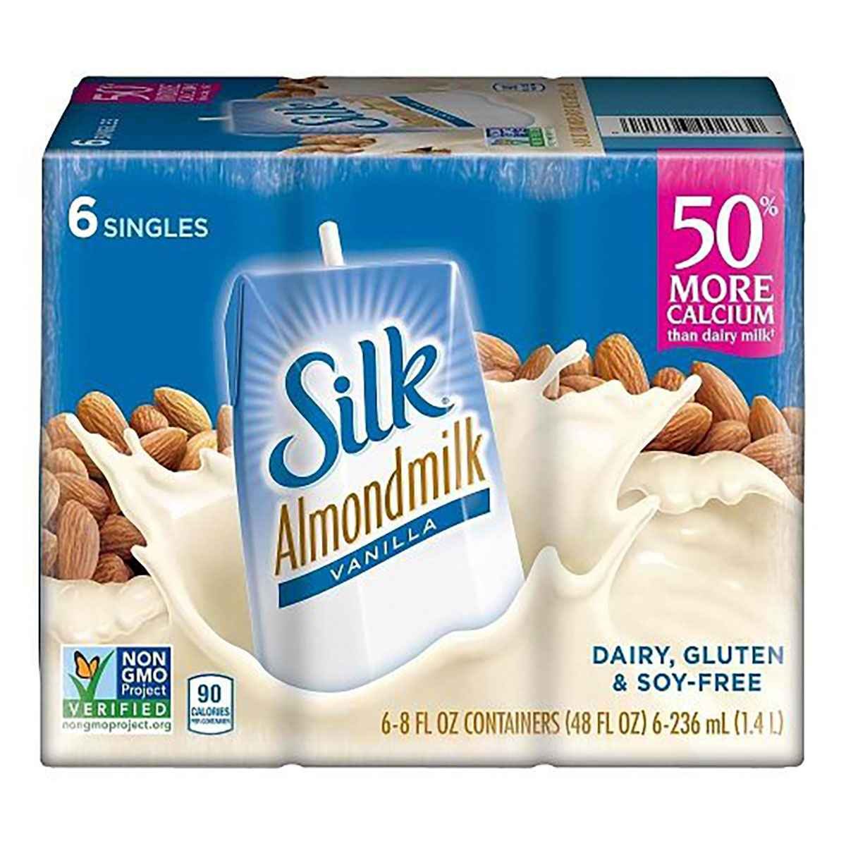 Silk Pure Almond Milk - Vanilla - Case Of 3 - 8 Fl Oz.