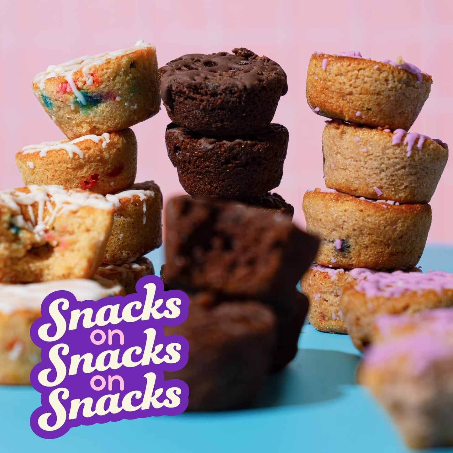 Alpha Prime dietary products Protein Mini Muffins | 12 Packs | Low Sugar, Collagen Fortified, Chocolate Fudge Flavor
